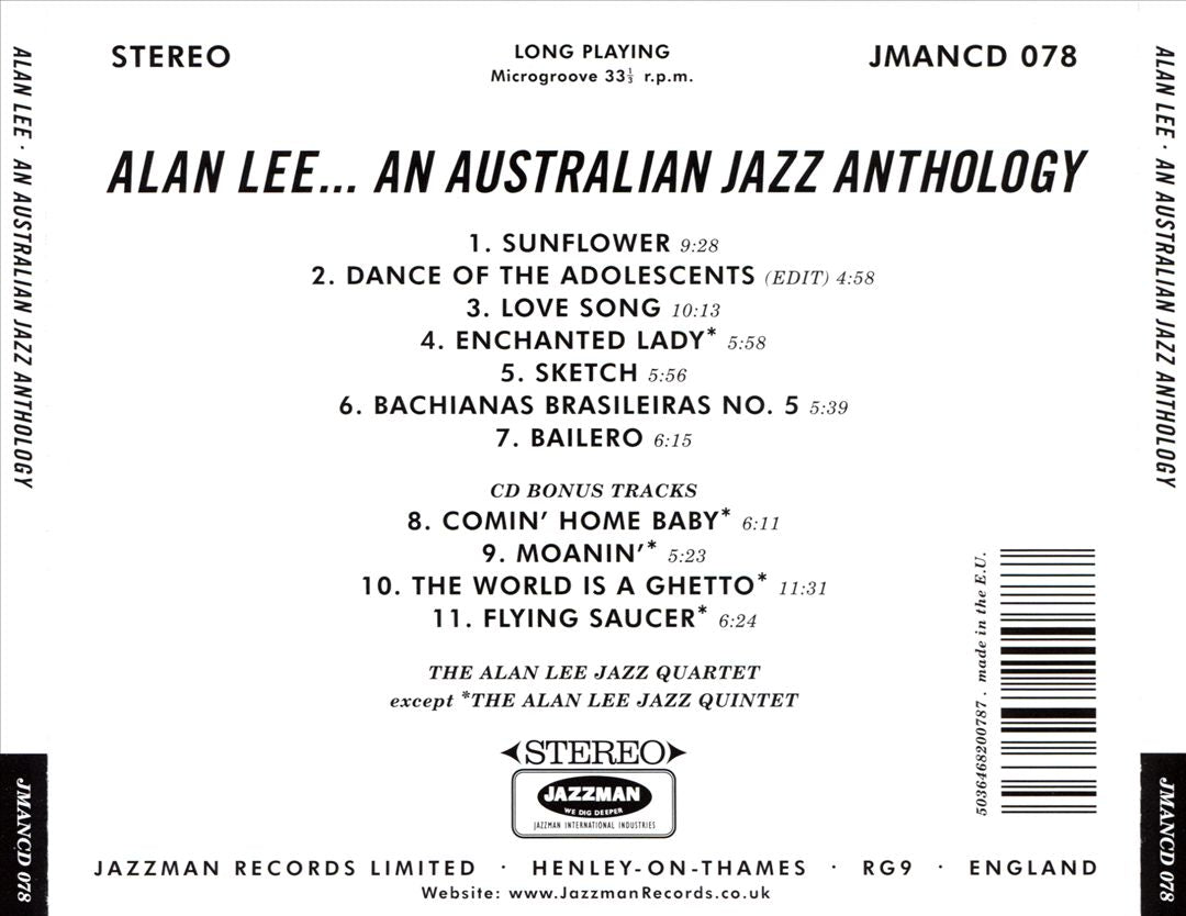 Australian Jazz Anthology cover art