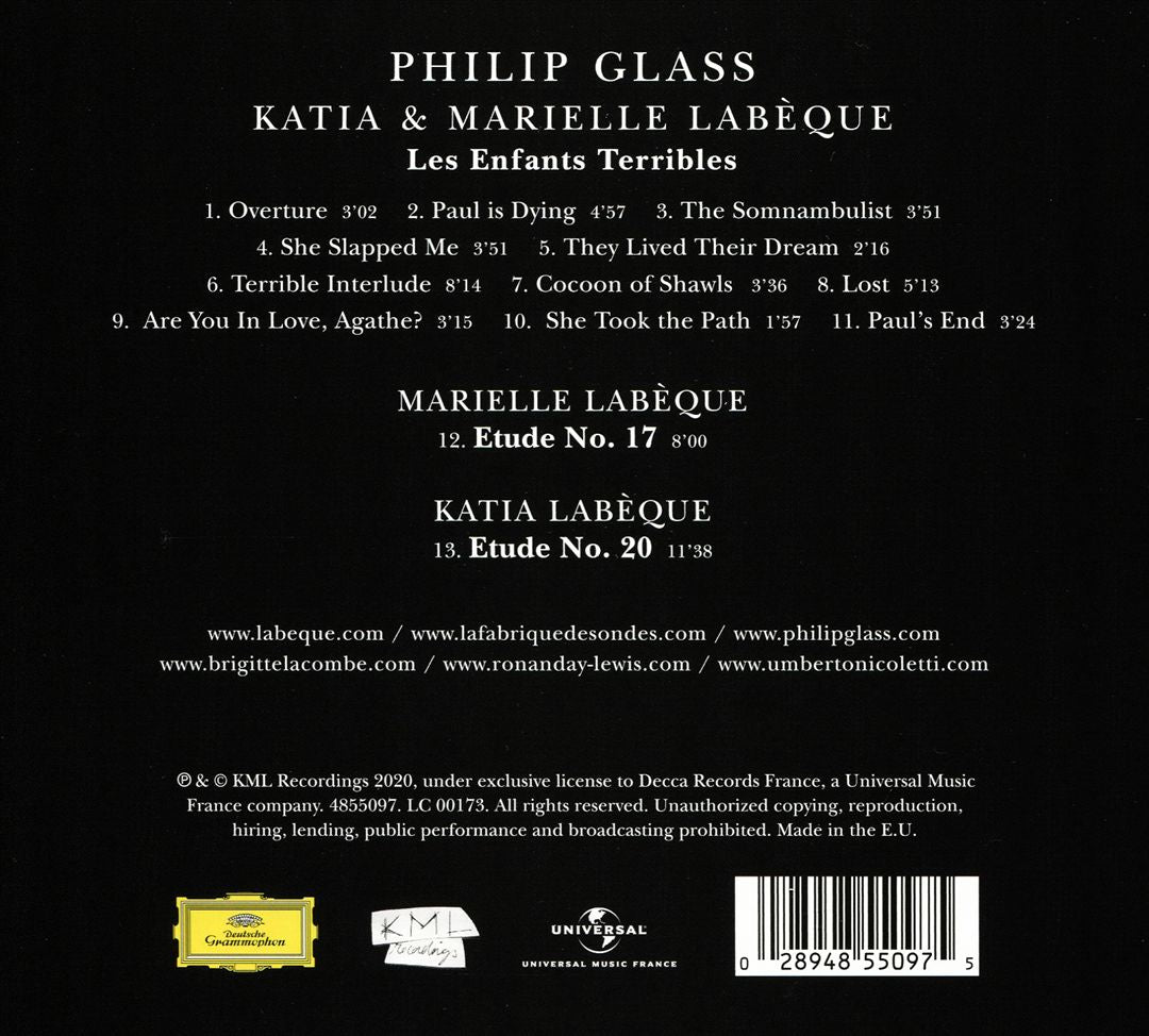 Glass: Les Enfants Terribles cover art