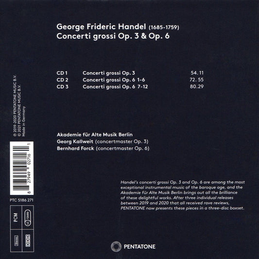 Handel: Concerti Grossi Op. 3 & Op. 6 cover art