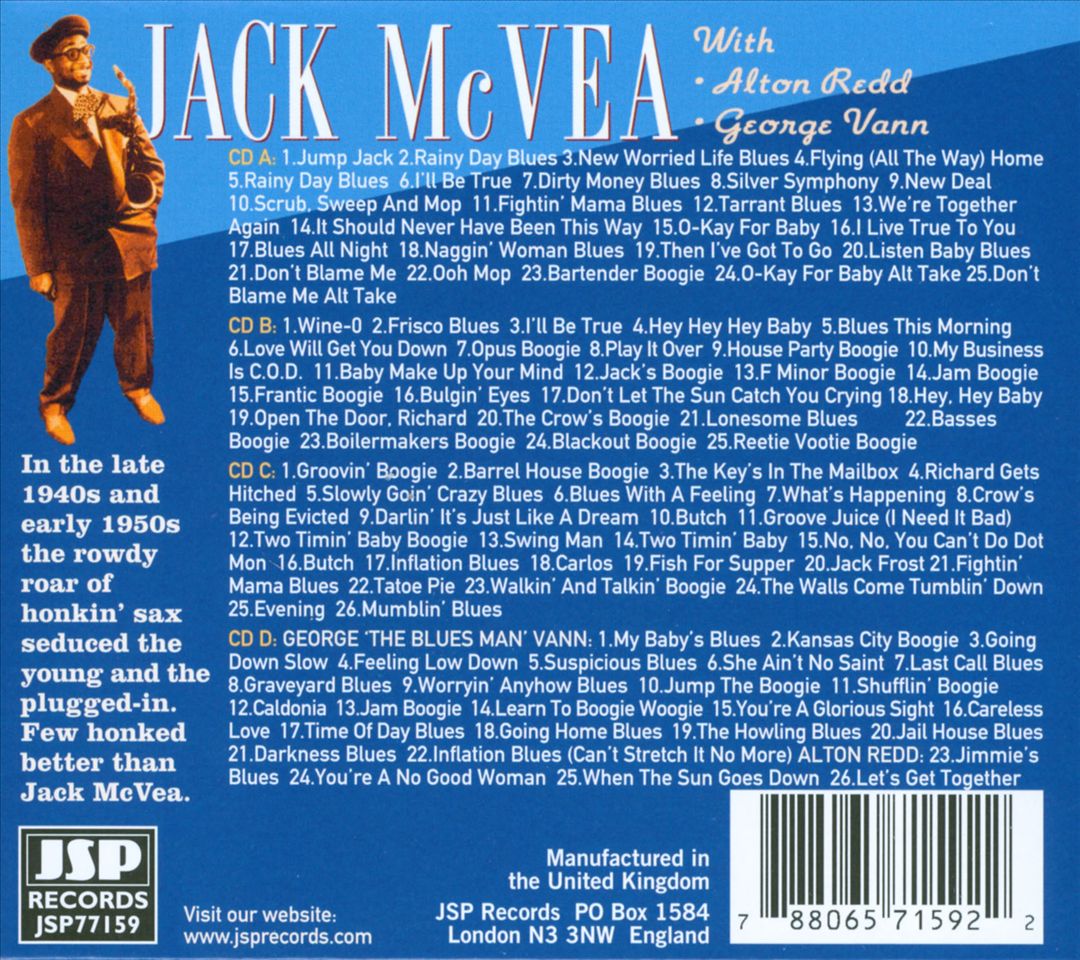Jack McVea: With Alton Redd and George Vann cover art