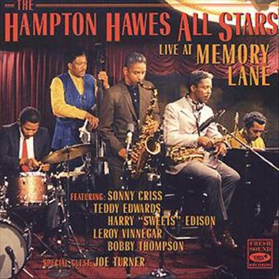 Live at Memory Lane cover art
