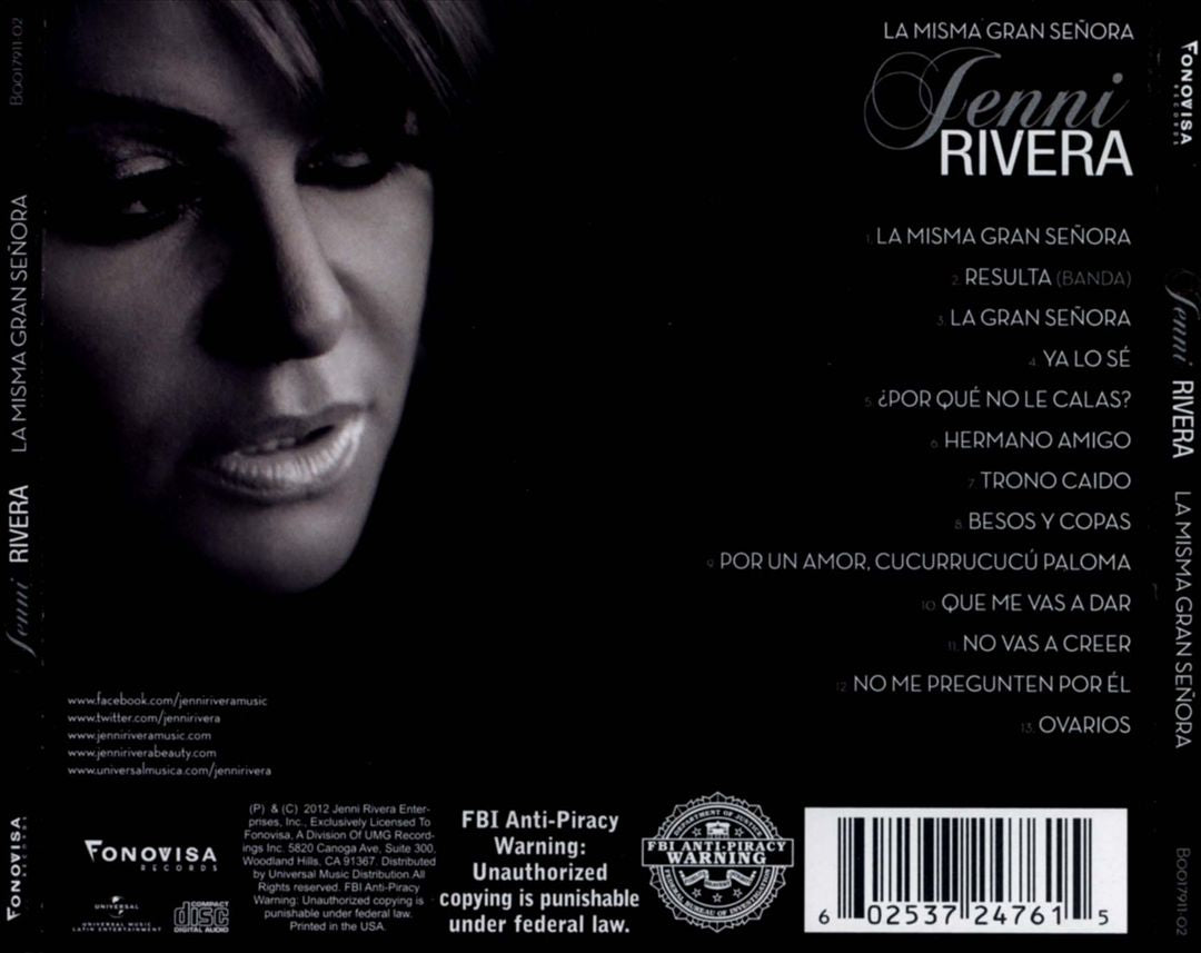 Misma Gran Señora cover art