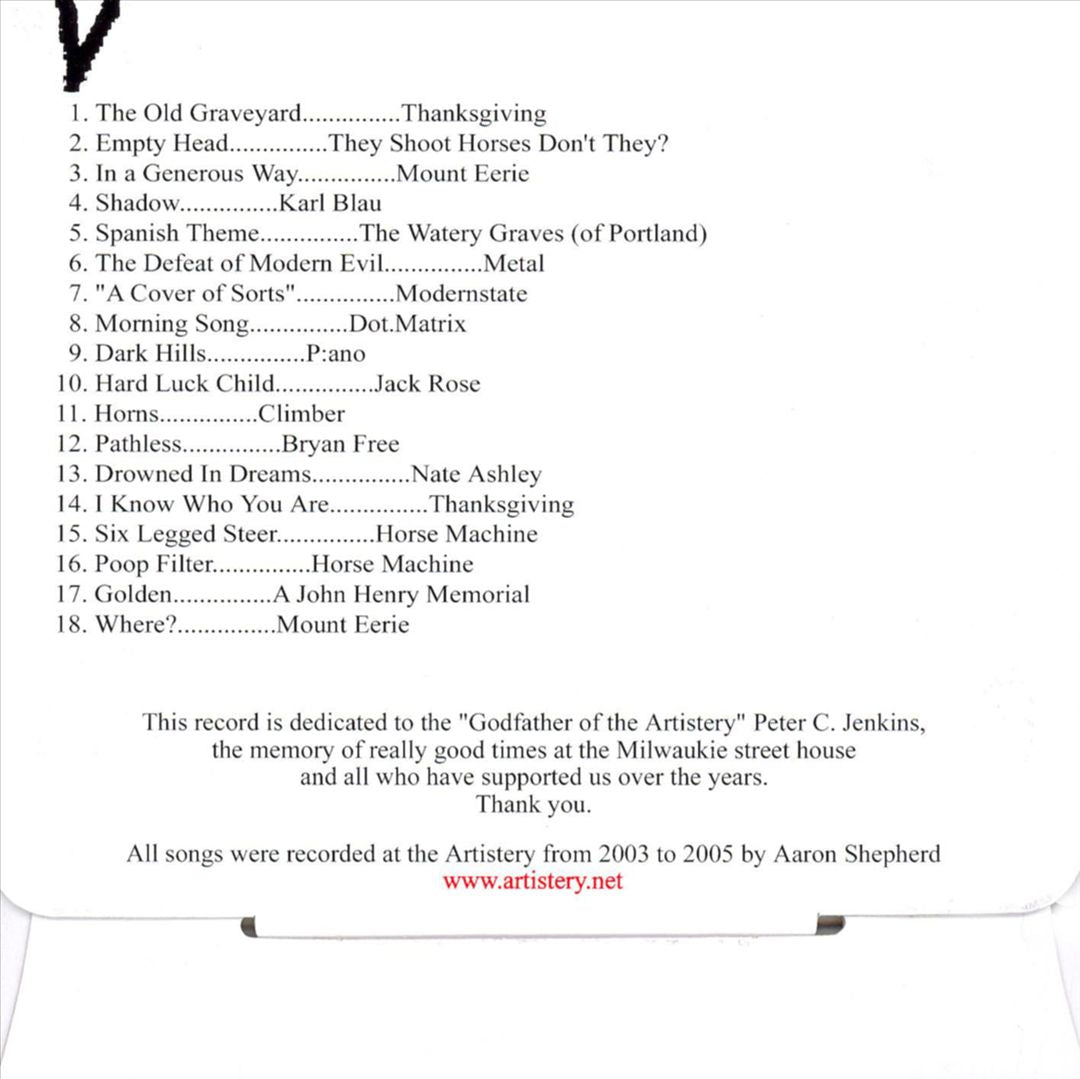 Live at the Artistery cover art