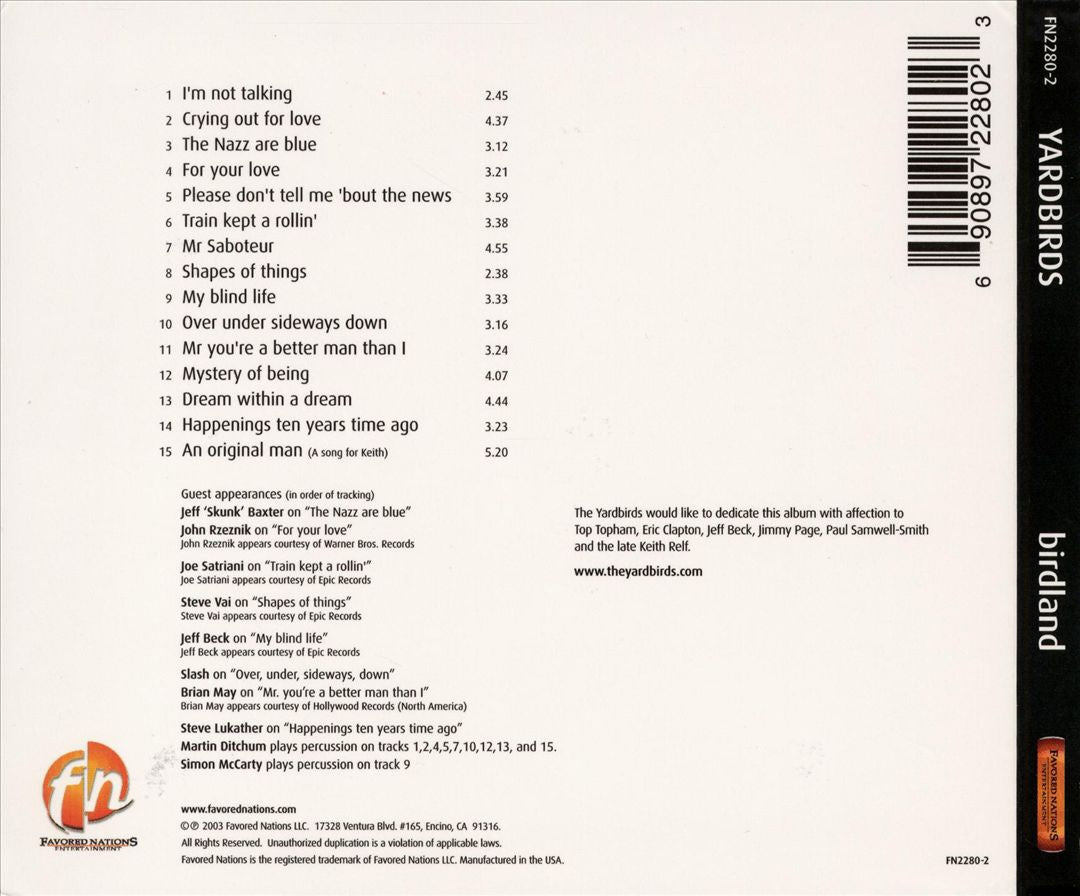 Birdland cover art