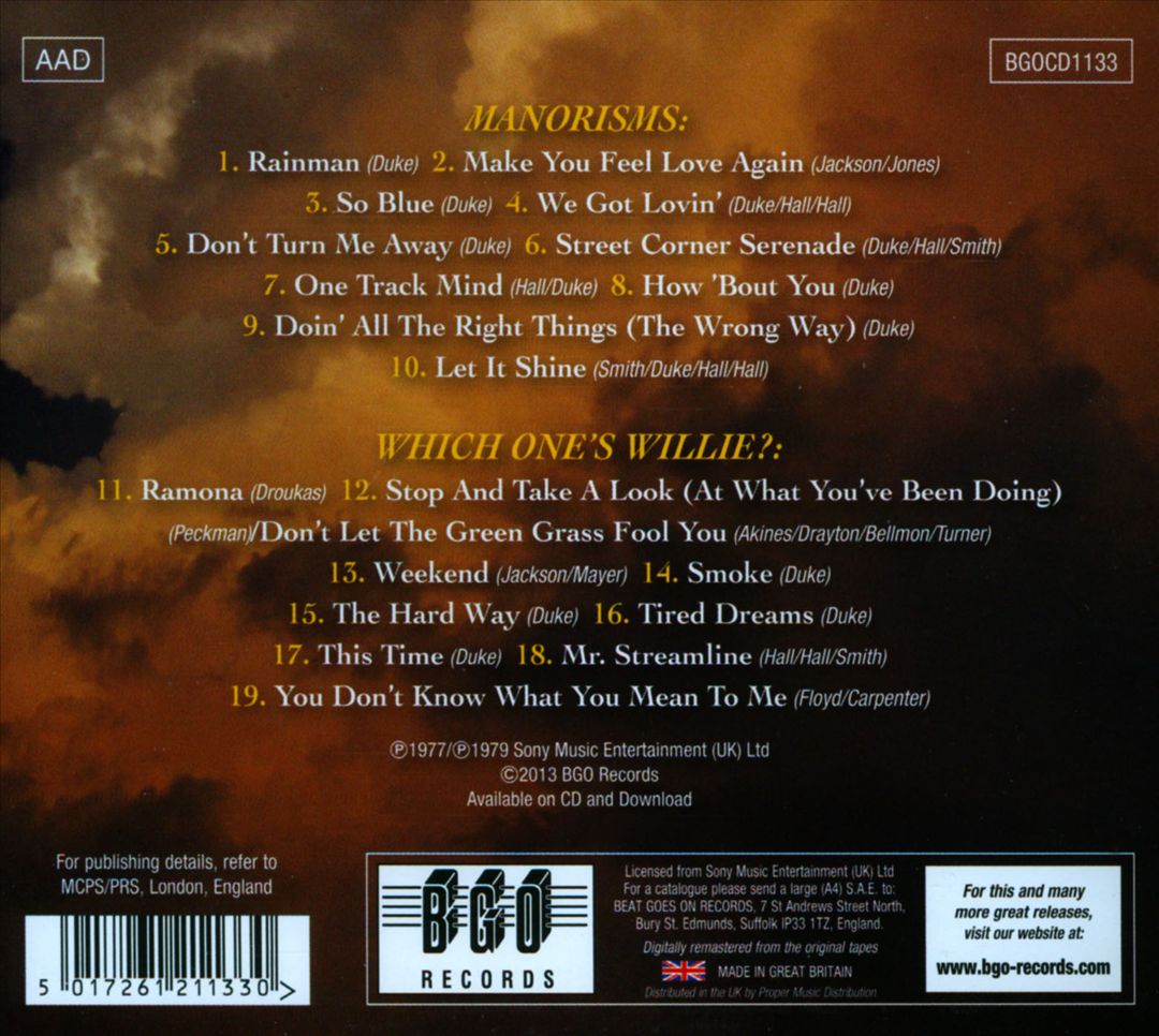 Manorisms/Which One's Willie? cover art