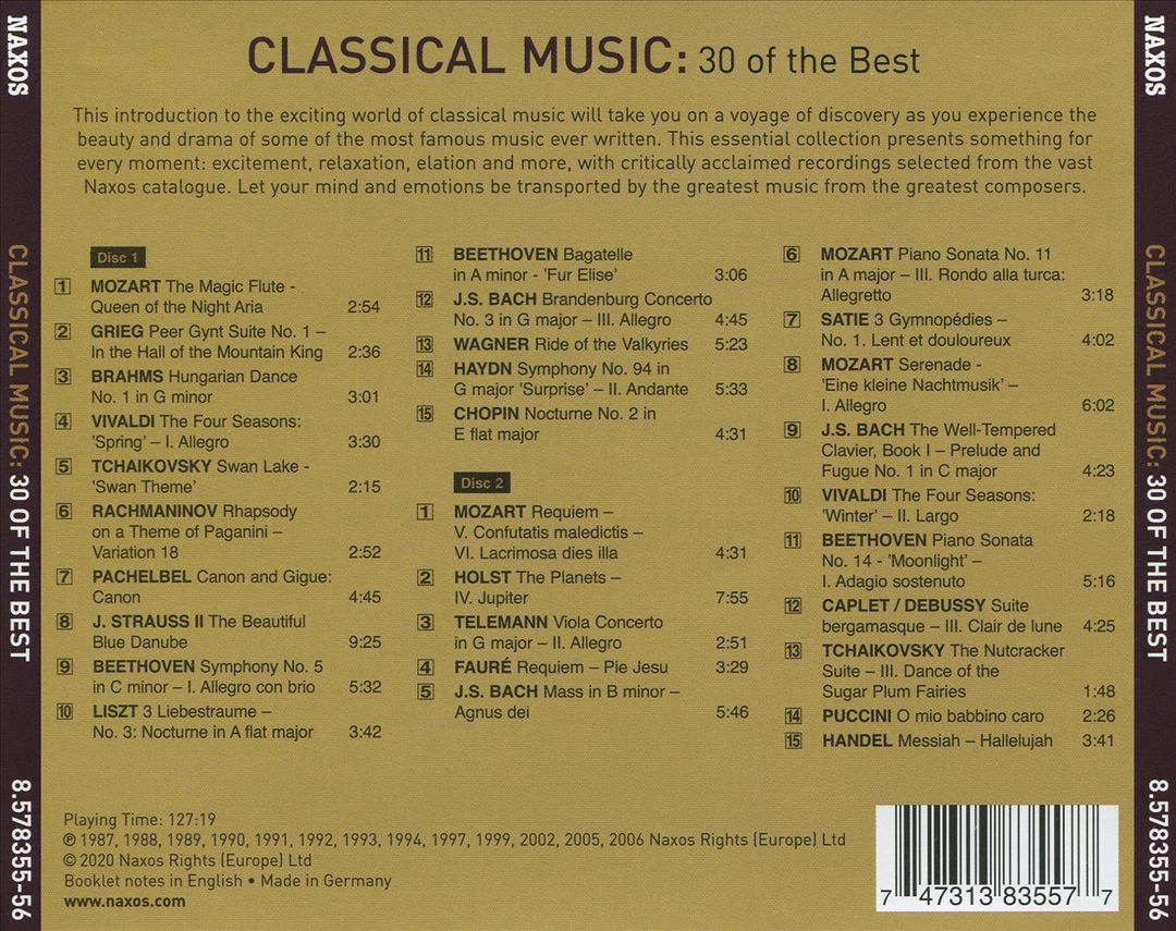 Classical: 30 of the Best cover art