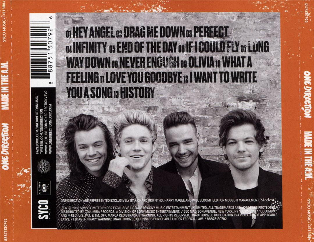 Made in the A.M. cover art