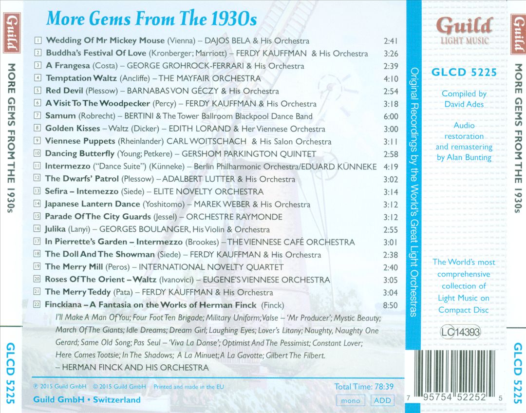 Golden Age of Light Music: More gems from the 1930s cover art
