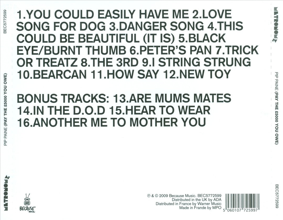 Pip Paine (Pay the £5000 You Owe) cover art