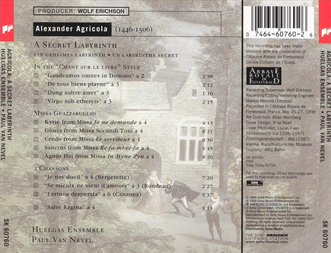 Alexander Agricola: A Secret Labyrinth cover art