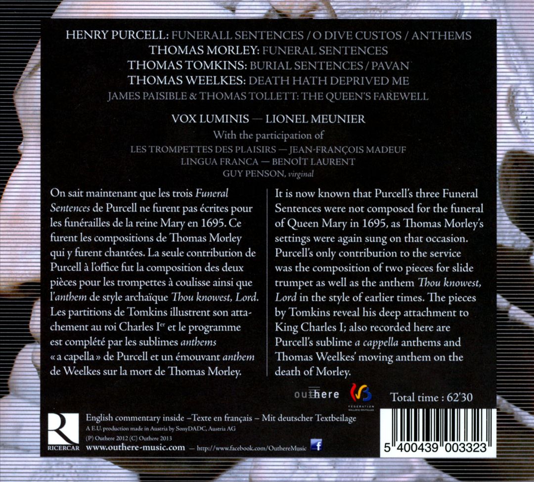 English Royal Funeral Music cover art