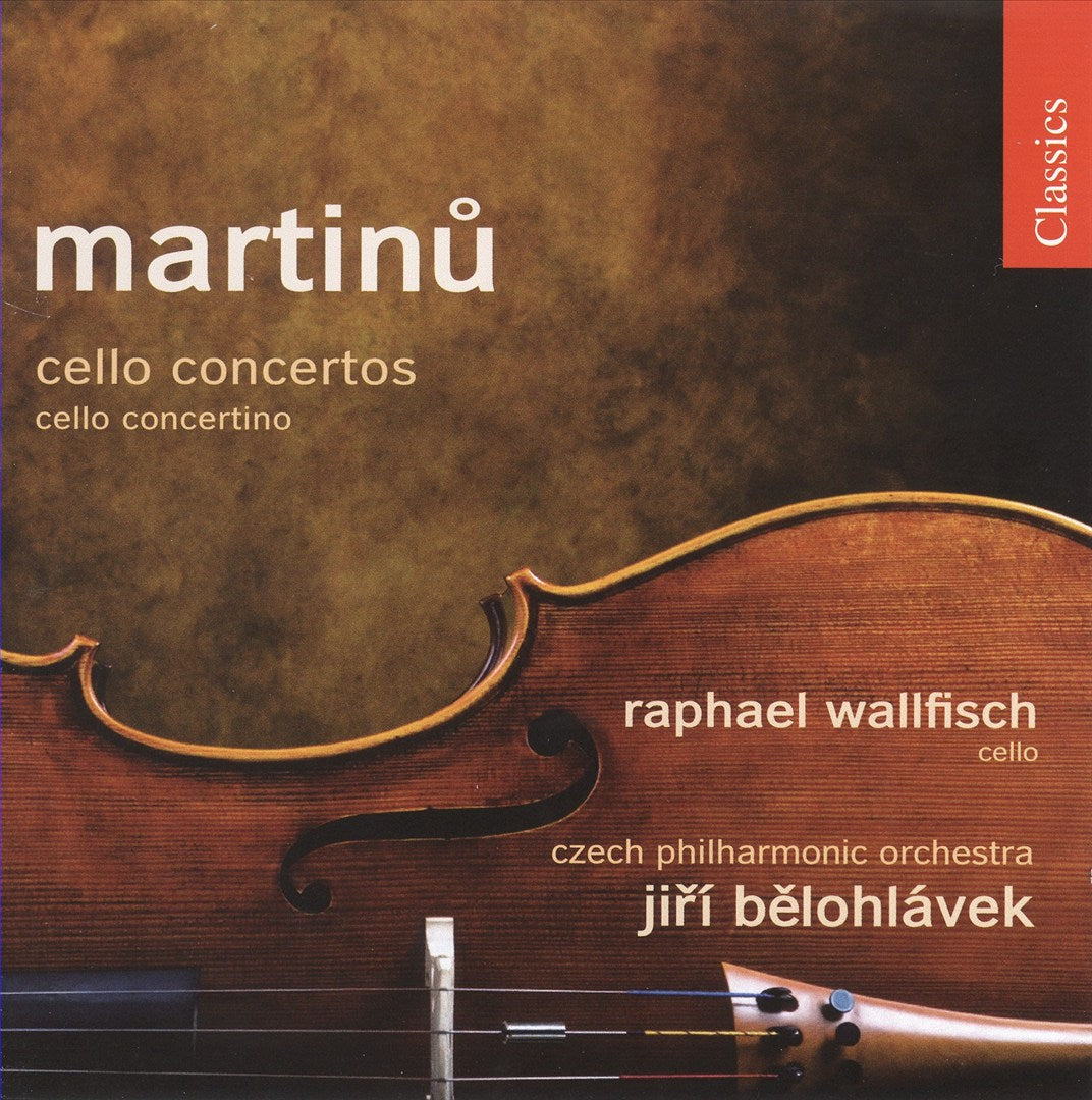 Martinu: Cello Concertos; Cello Concertino cover art