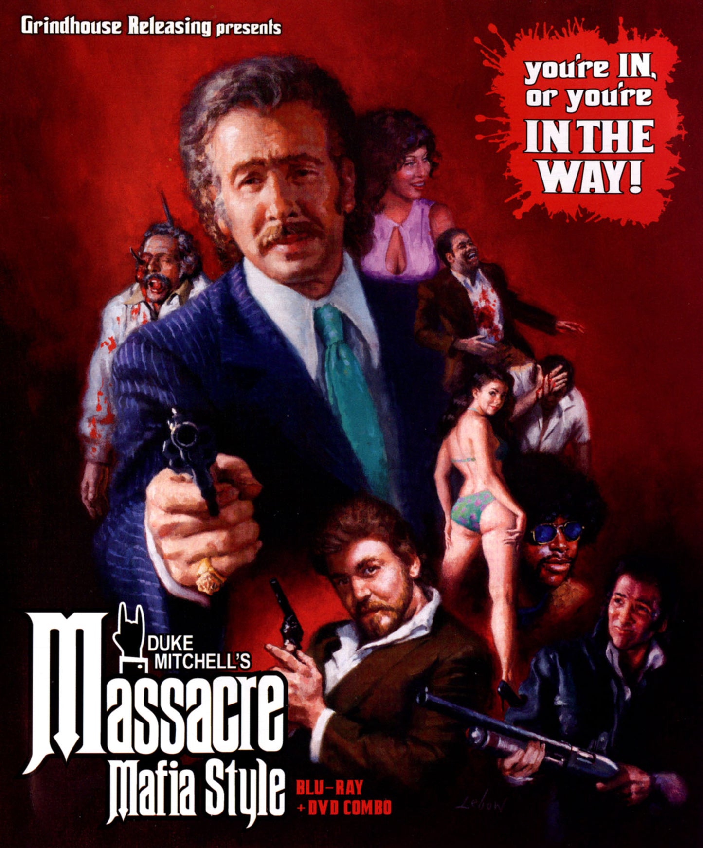 Massacre Mafia Style [2 Discs] [Blu-ray/DVD] cover art