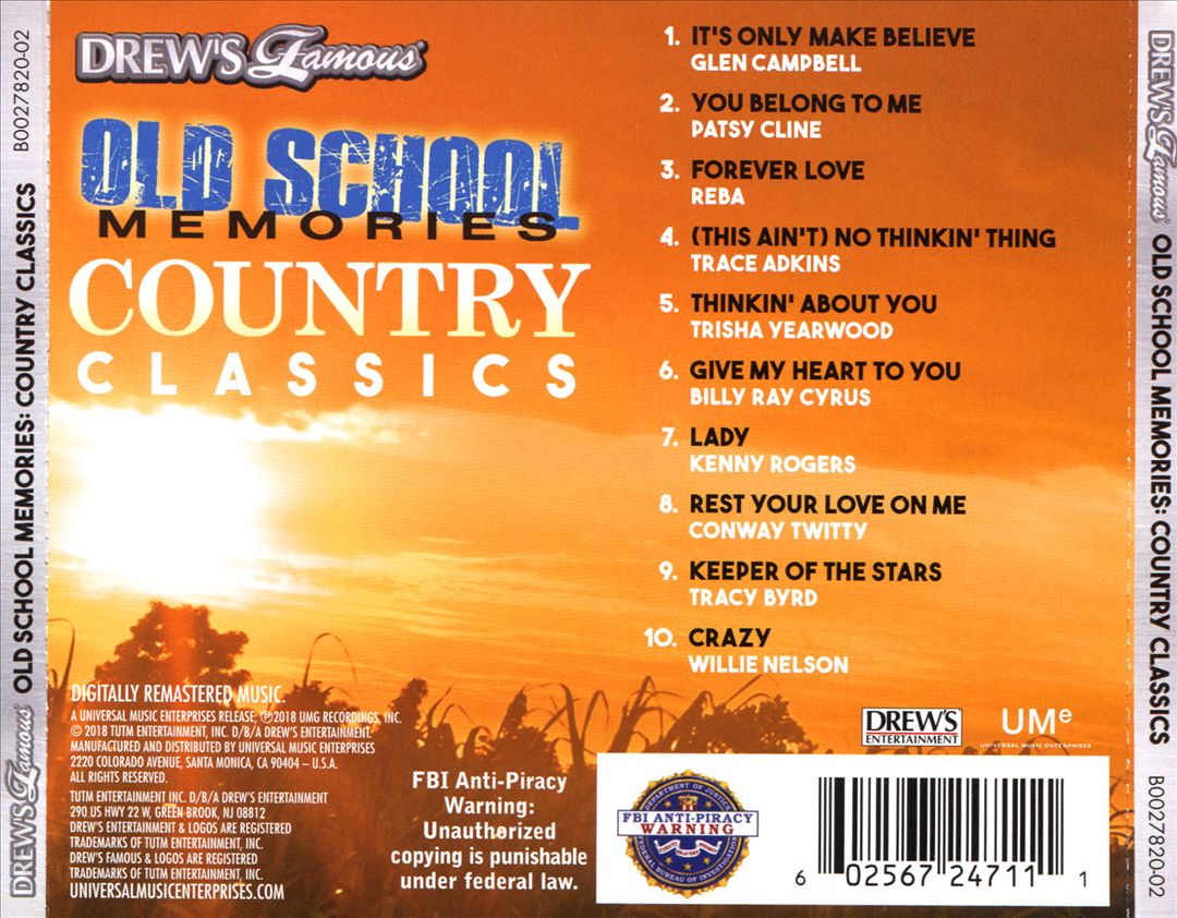 Old School Memories: Country Classics cover art