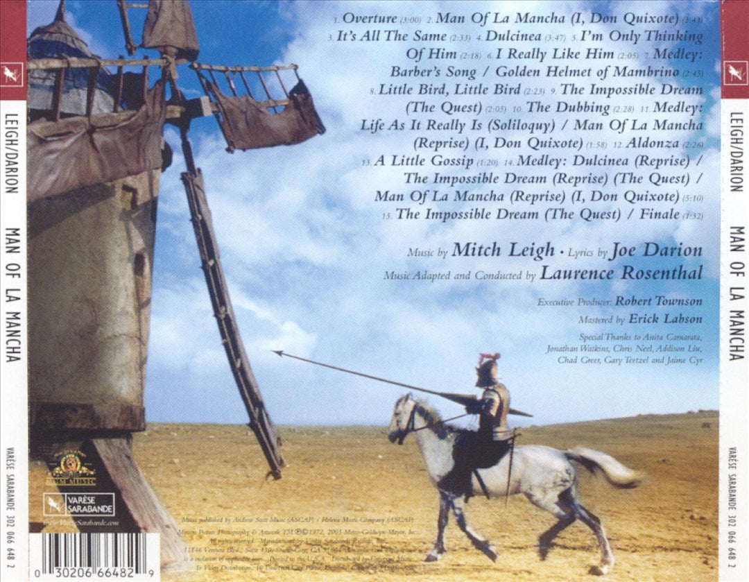 Man of La Mancha [Original Motion Picture Soundtrack] cover art