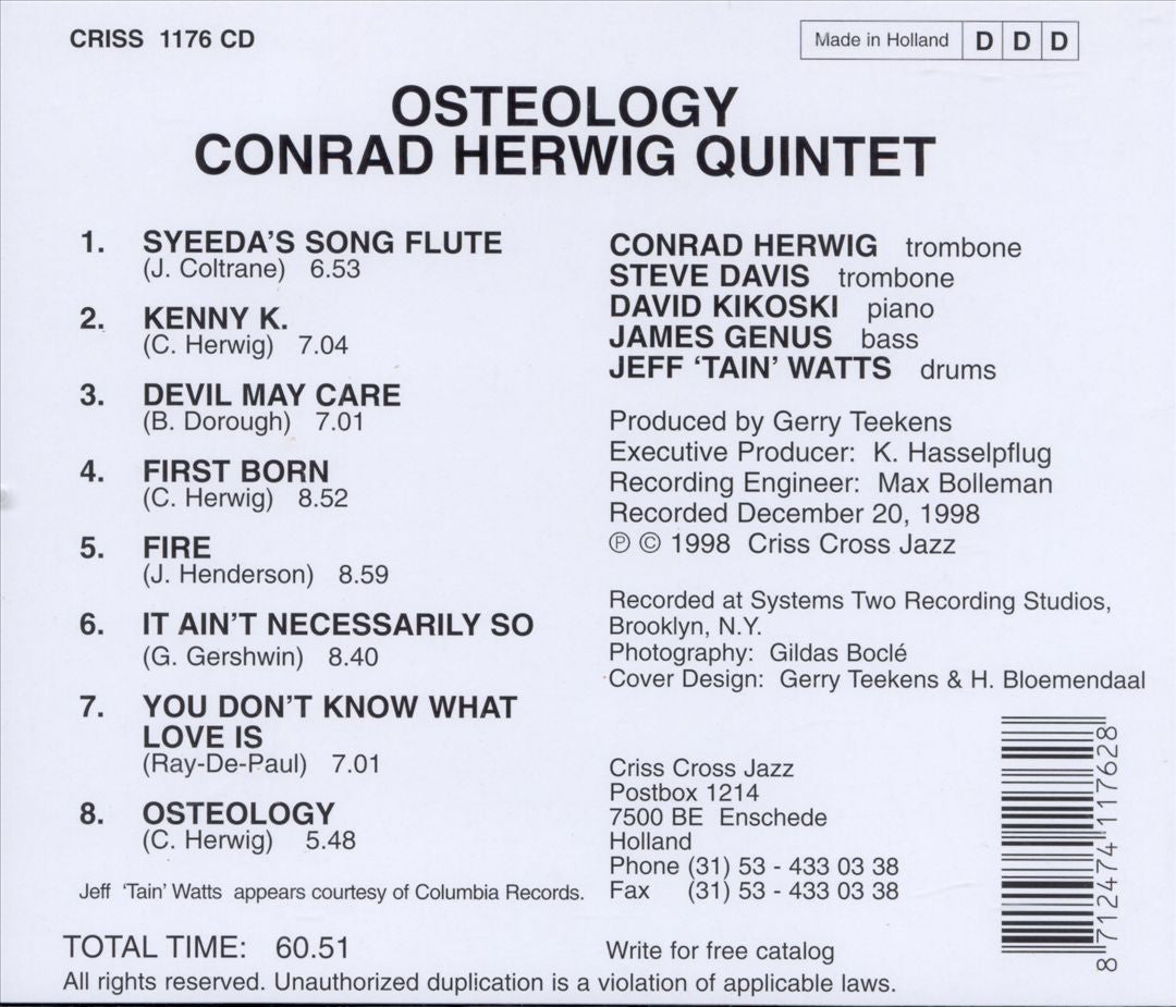 Osteology cover art