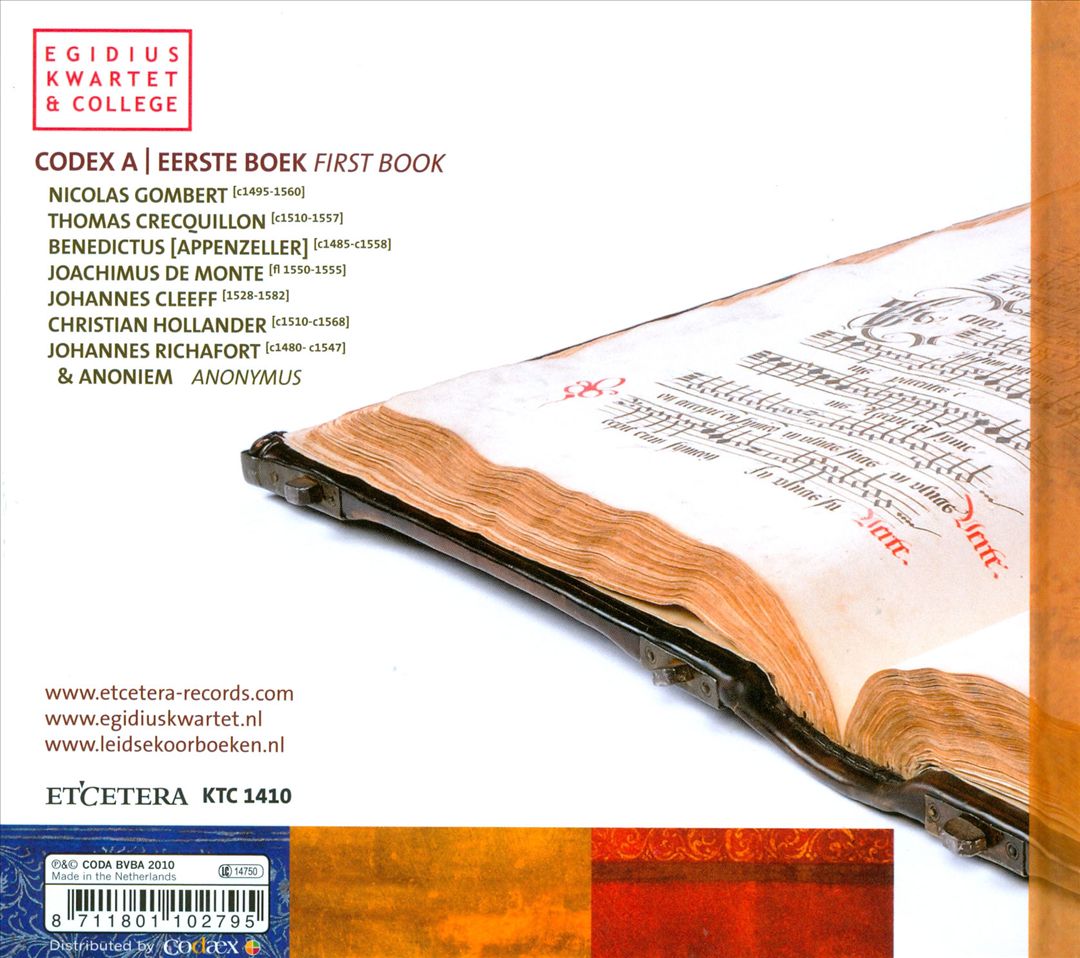 Leidse Koorboeken, Vol. 1 cover art