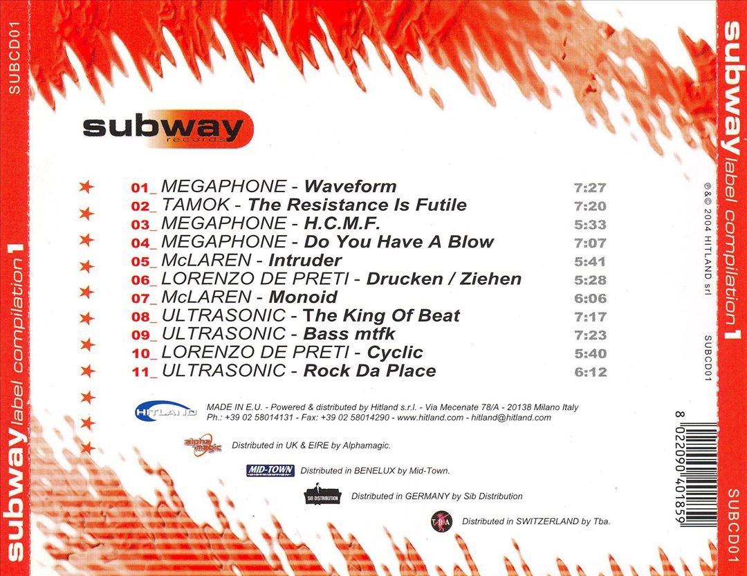 Subway Label Compilation 1 cover art