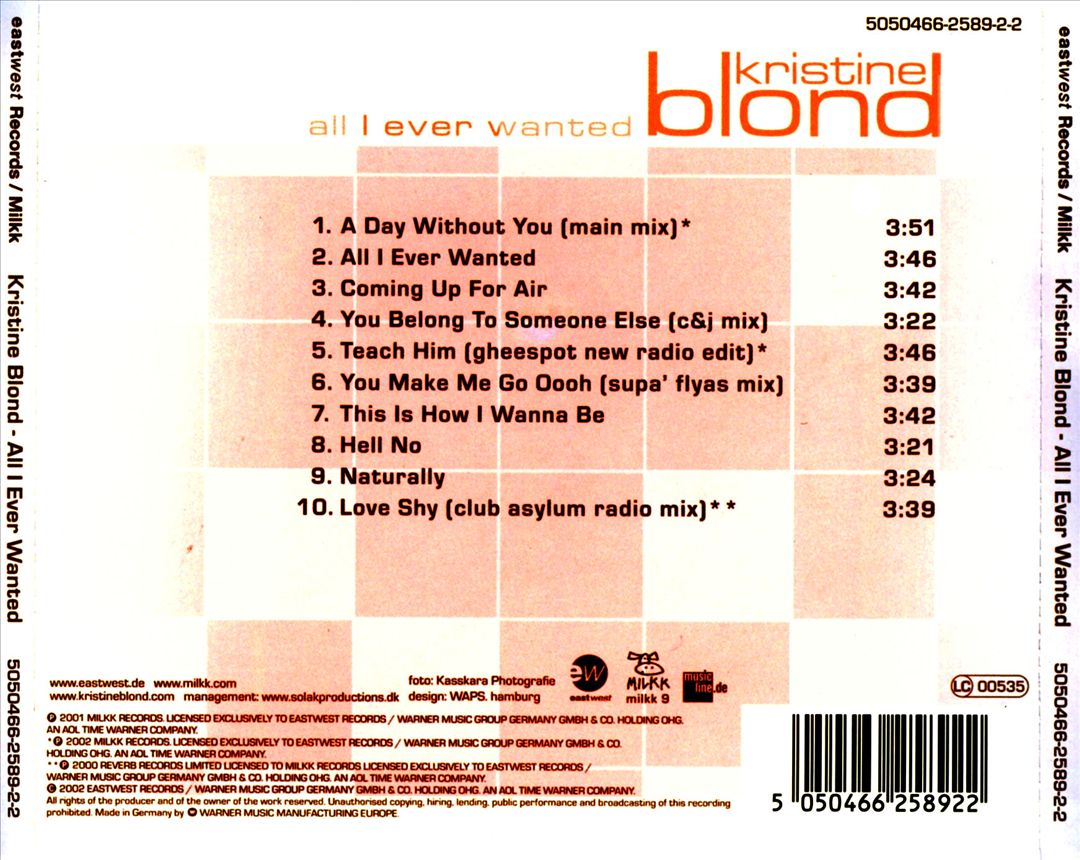 All I Ever Wanted cover art