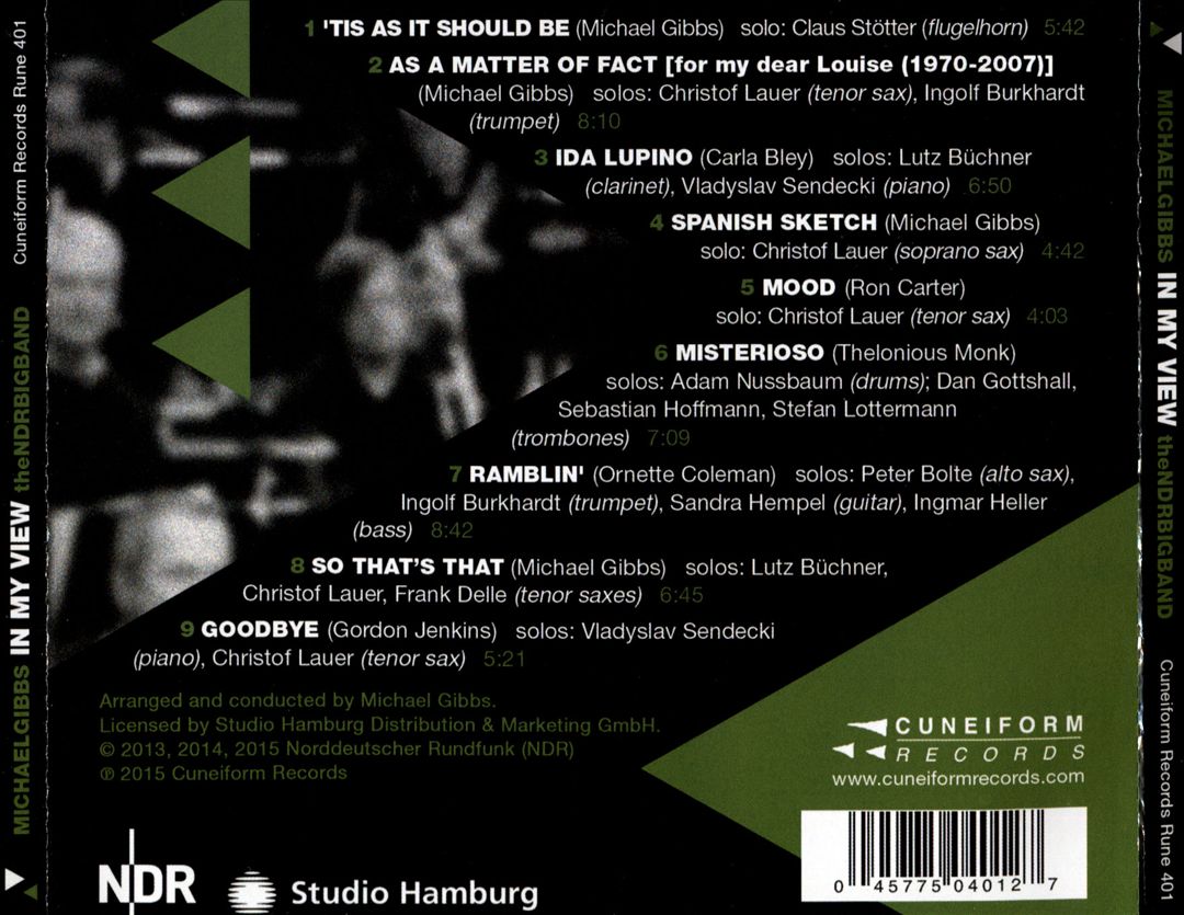 In My View cover art