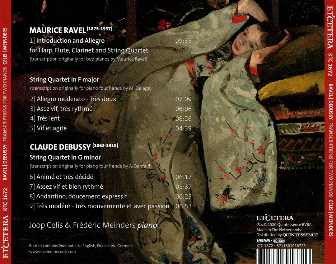 Debussy & Ravel: Transcriptions for Two Pianos cover art