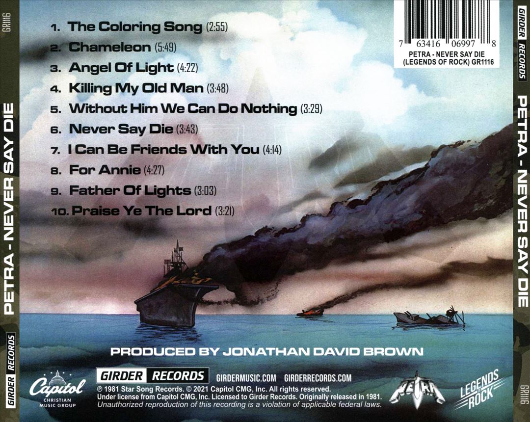 Never Say Die cover art