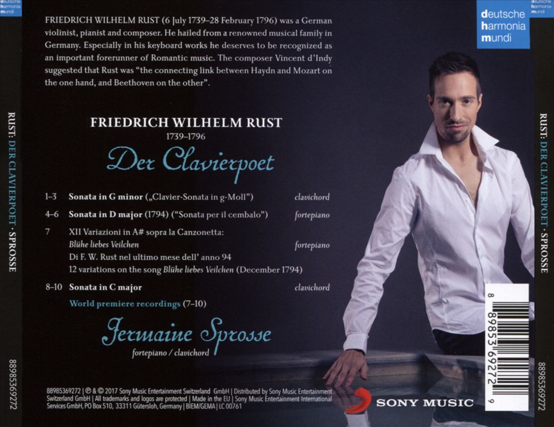 Friedrich Wilhelm Rust: Der Clavierpoet (The Piano Poet) cover art