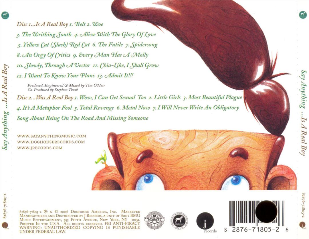 ...Is a Real Boy [Bonus CD] cover art