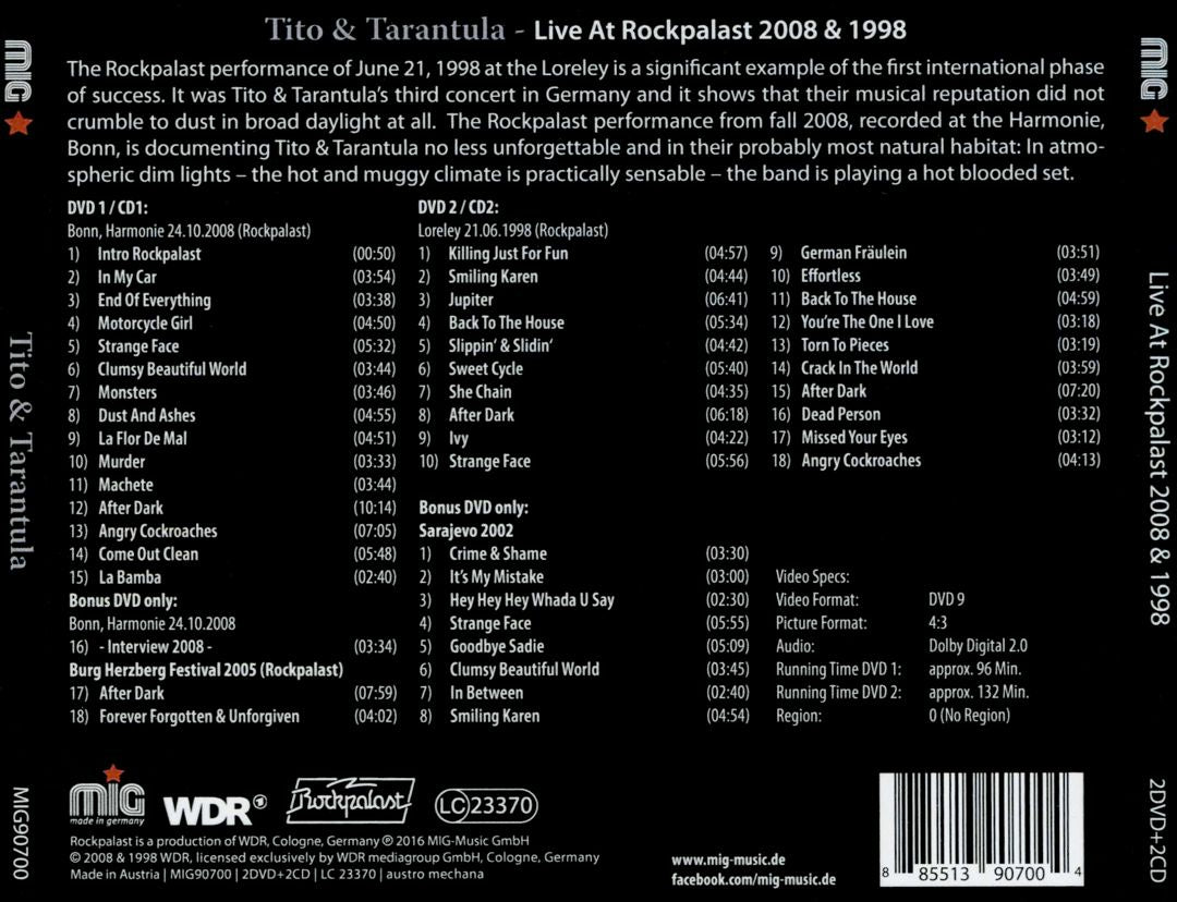 Live at Rockpalast cover art