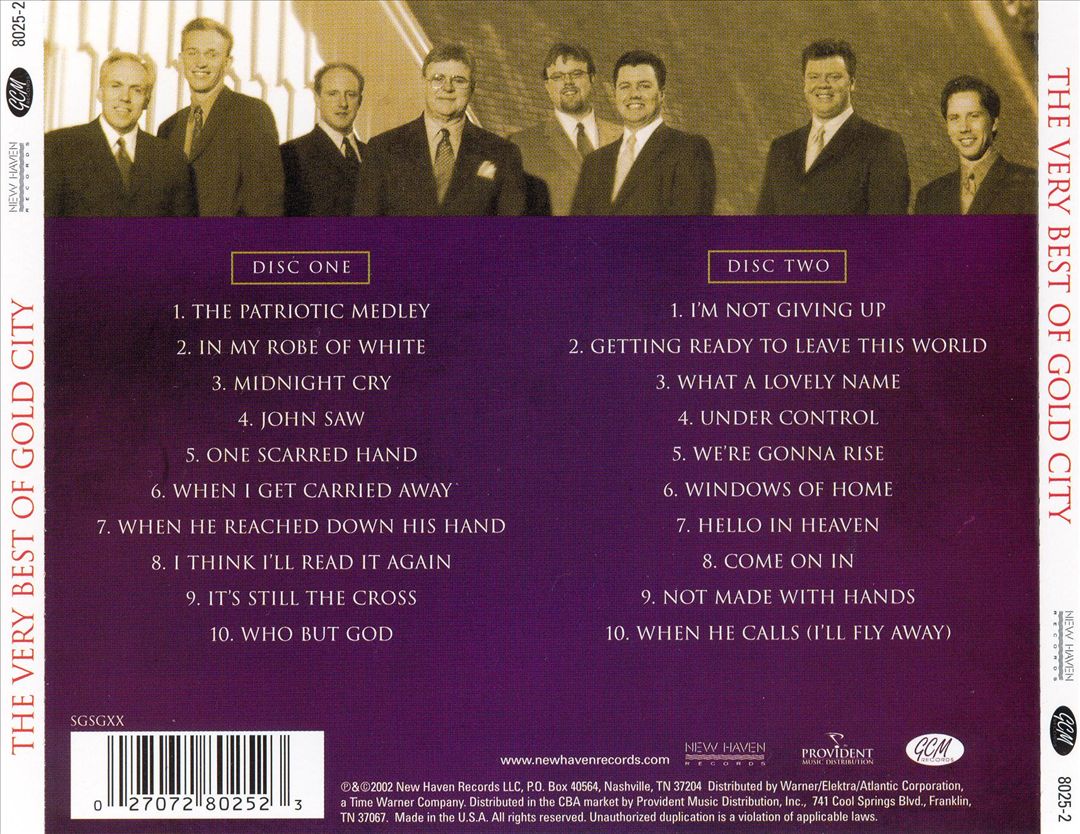 Very Best of Gold City cover art