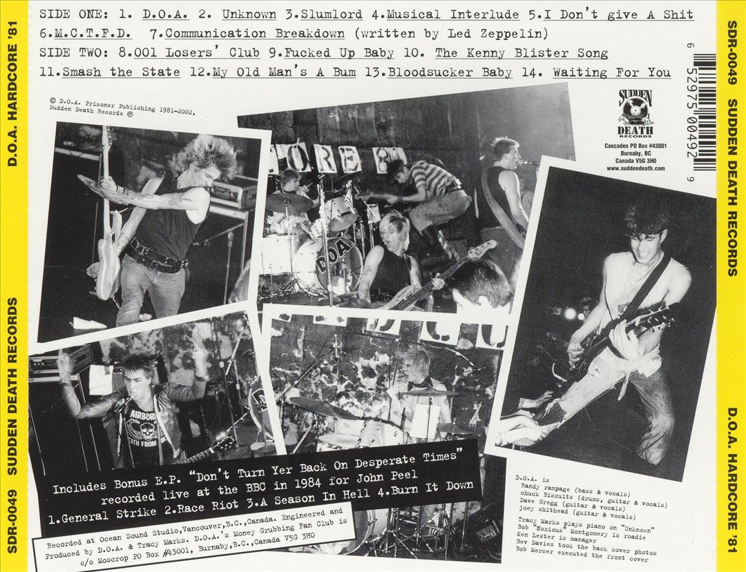 Hardcore '81 cover art