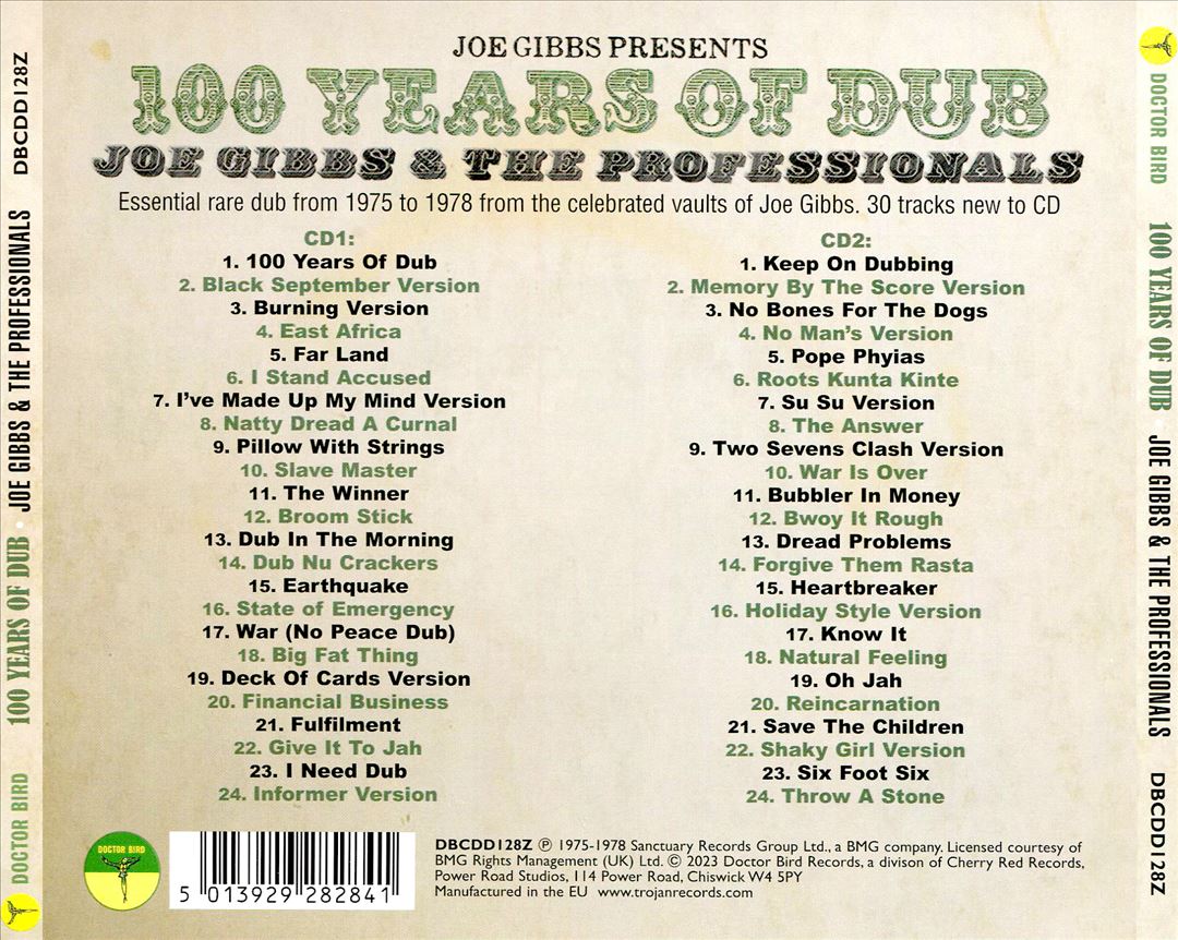 Joe Gibbs and The Professionals: 100 Years of Dub cover art