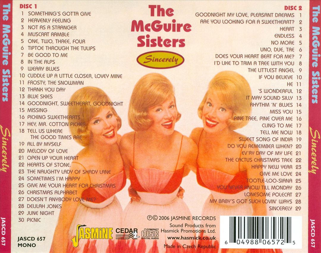 Sincerely cover art