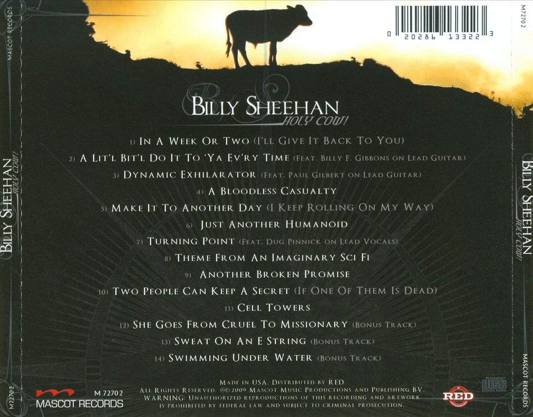 Holy Cow [Red Bonus Tracks] cover art