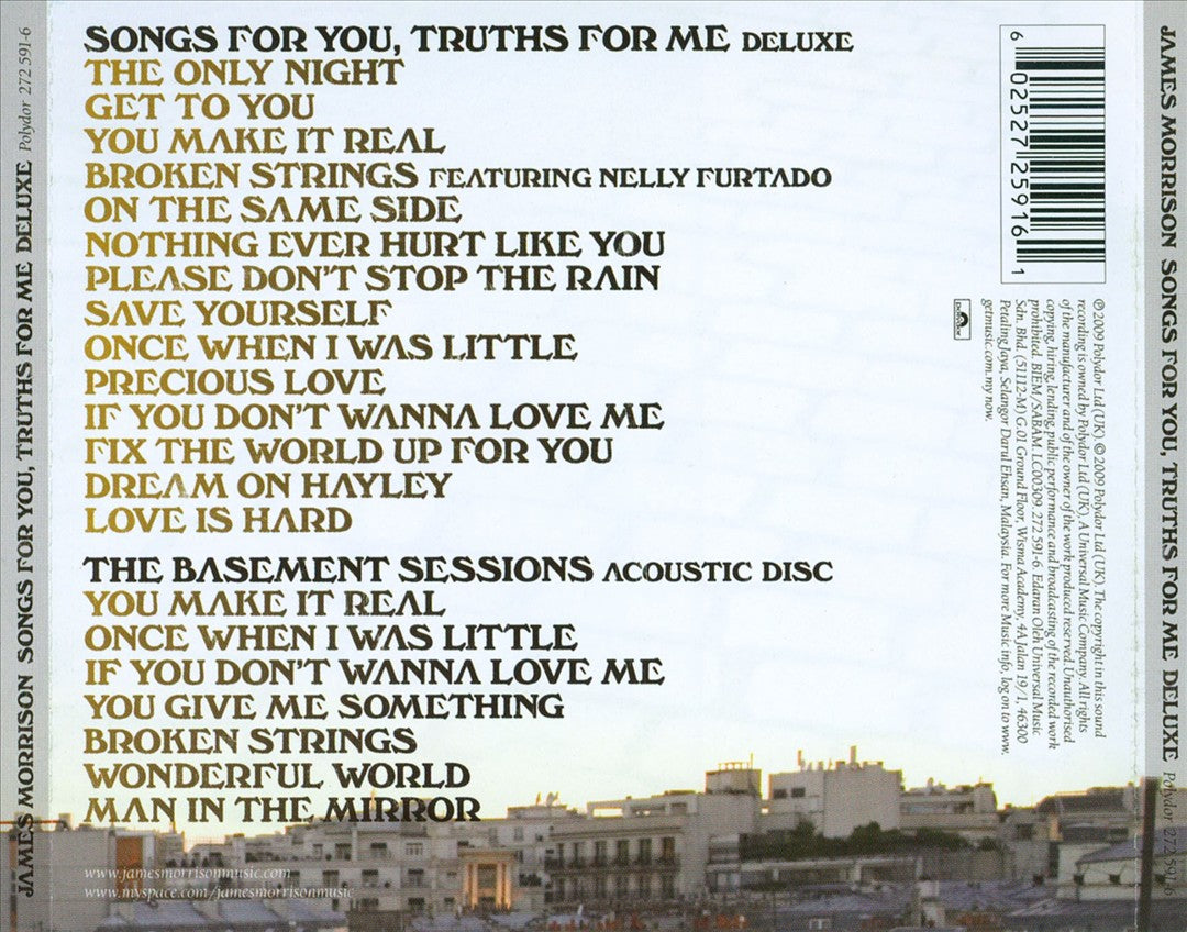 Songs for You, Truths for Me [Deluxe Edition] cover art