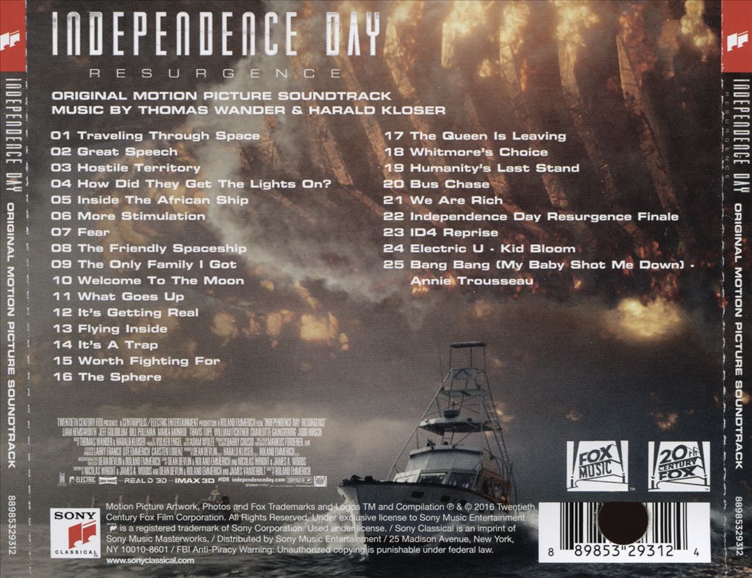 Independence Day: Resurgence [Original Motion Picture Soundtrack] cover art