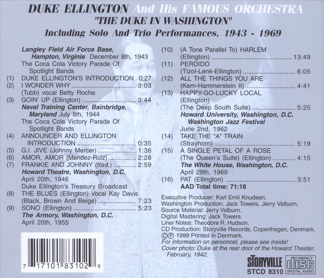 Duke in Washington cover art