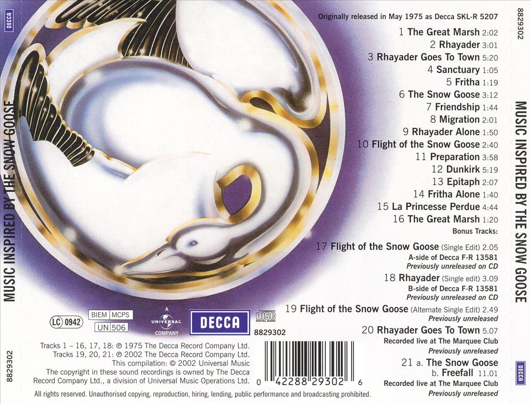 The Snow Goose [Bonus Tracks] cover art