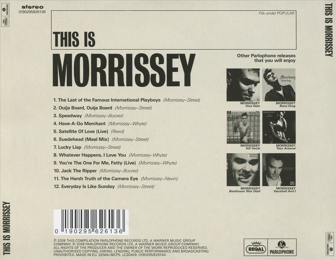 This Is Morrissey cover art