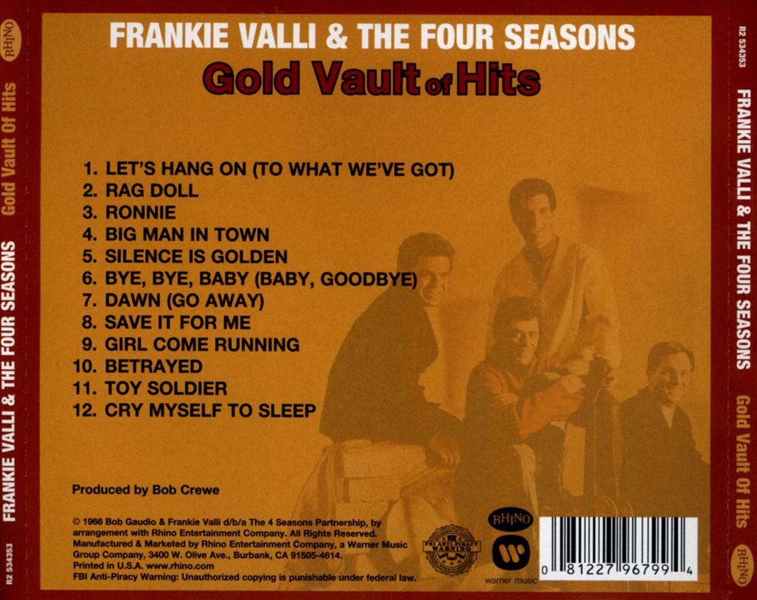 4 Seasons' Gold Vault of Hits cover art