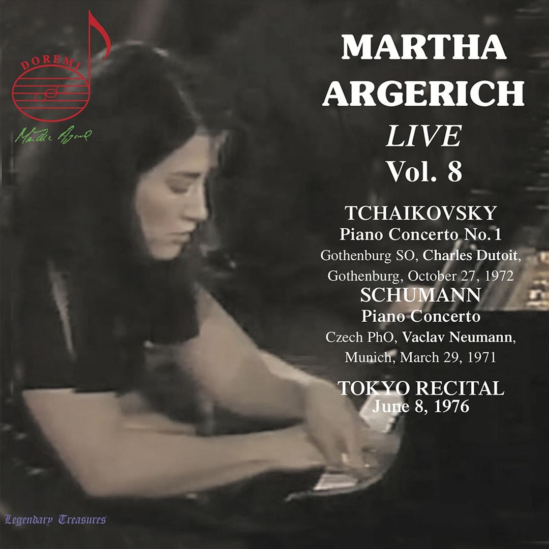 Martha Argerich Live, Vol. 8: Tchaikovsky, Schumann cover art