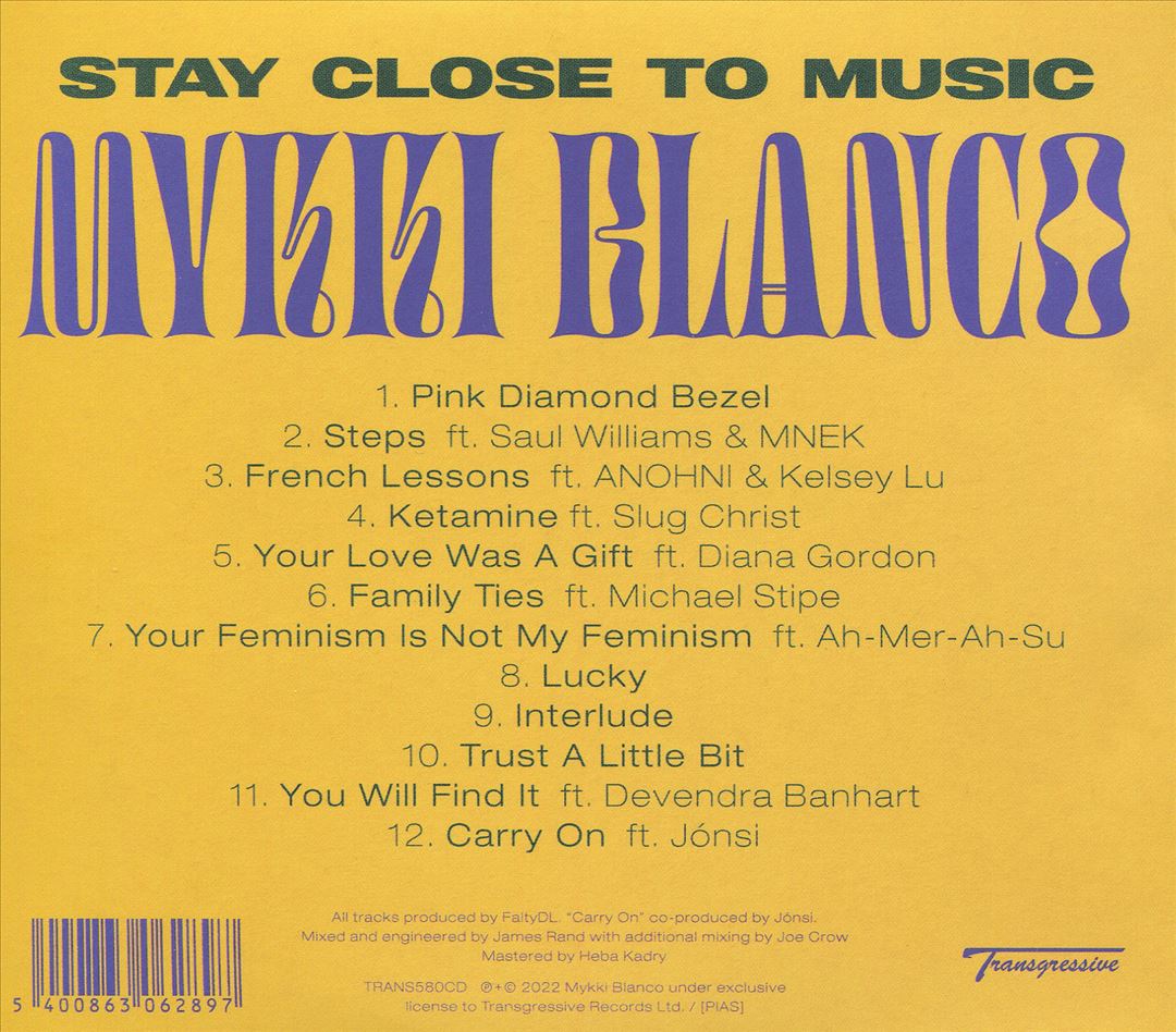 Stay Close to Music cover art