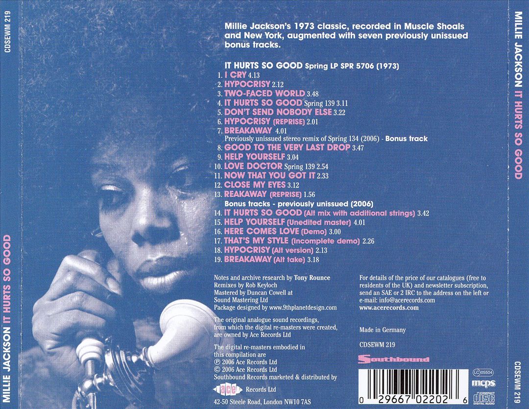 It Hurts So Good [Bonus Tracks] cover art