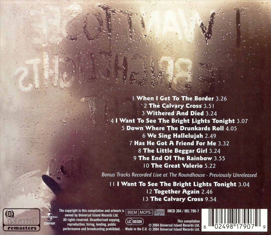 I Want to See the Bright Lights Tonight [Bonus Tracks] cover art