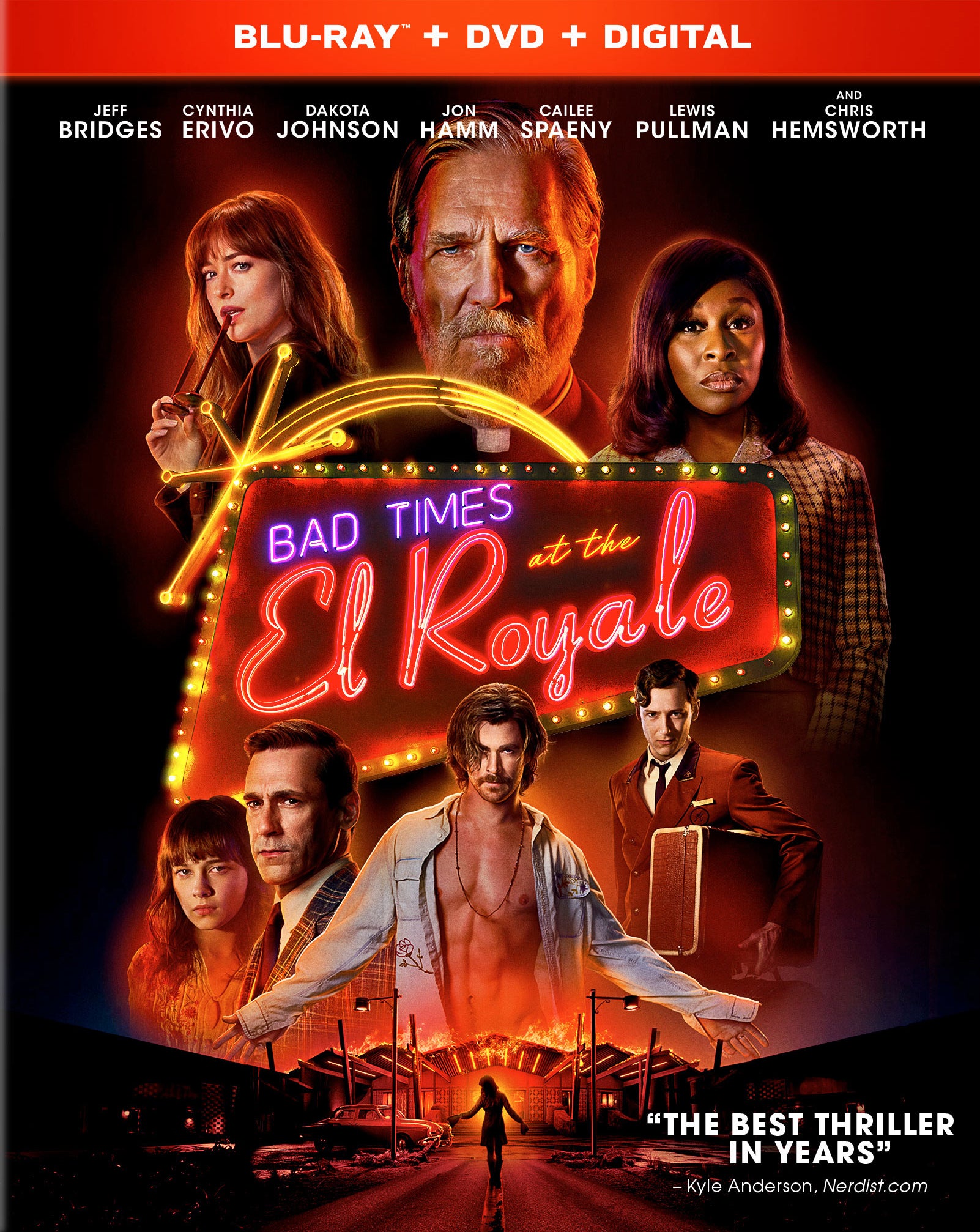 Bad Times at the El Royale [Includes Digital Copy] [Blu-ray/DVD] cover art