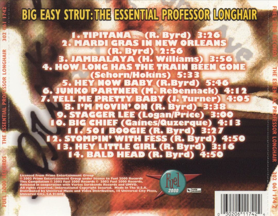 Big Easy Strut: The Essential Professor Longhair cover art