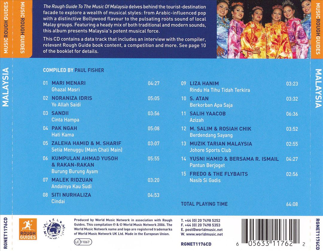 Rough Guide to the Music of Malaysia cover art