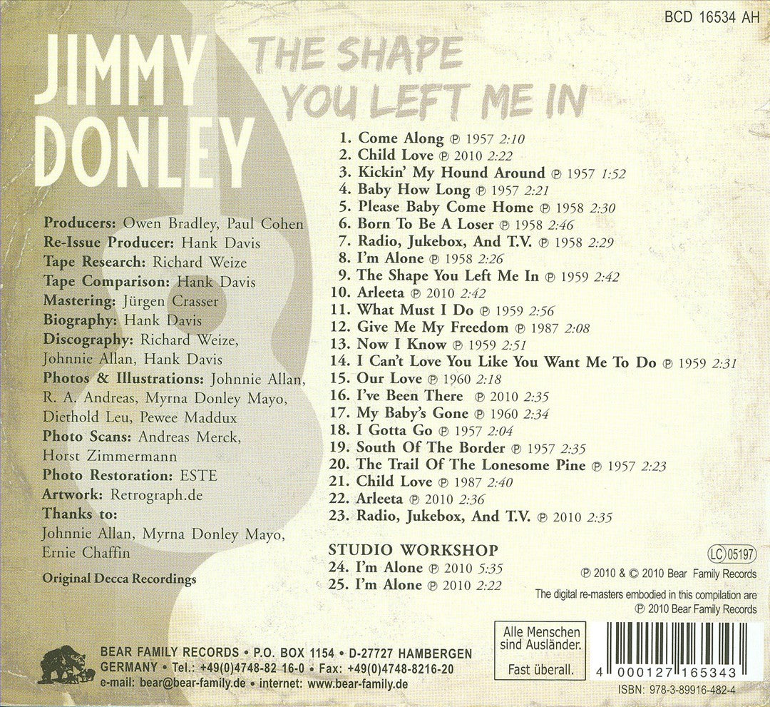 Shape You Left Me In cover art