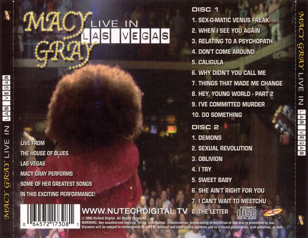 Live in Las Vegas cover art