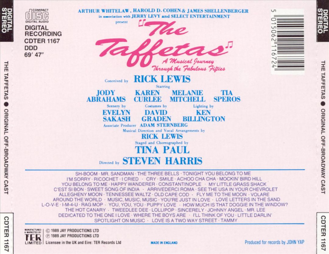Taffetas [Original Broadway Cast] cover art